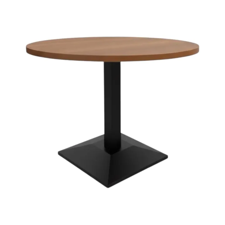 Complete Light Oak 600 x 600 Tabletop Round Triangle Base (RF-IE-2729)