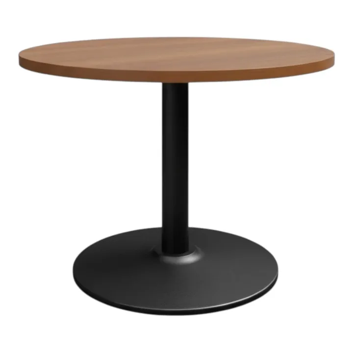 Complete Brown Oak 600 x 600 Tabletop Round Set (RF-IE-2724)