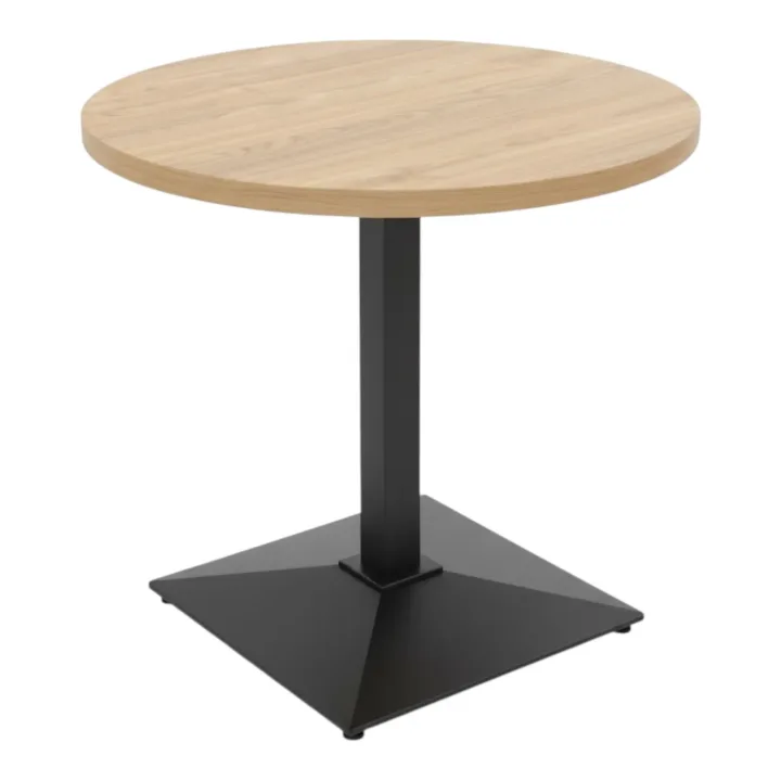 Complete Light Sonoma 600 x 600 Tabletop Round Triangle Base (RF-IE-2629)