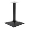 Single cast iron table base for commercial restaurant use