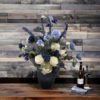 img_8071 Blue Garden Roses in Vase - Artificial Plant for Indoor and Outdoor Use,