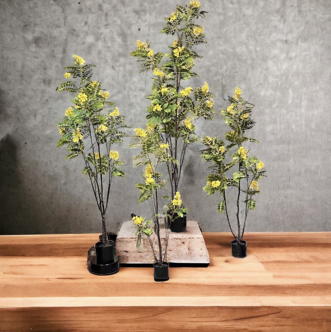 Calpurnia Aurea 1.5m Artificial Plant in Tower Pot