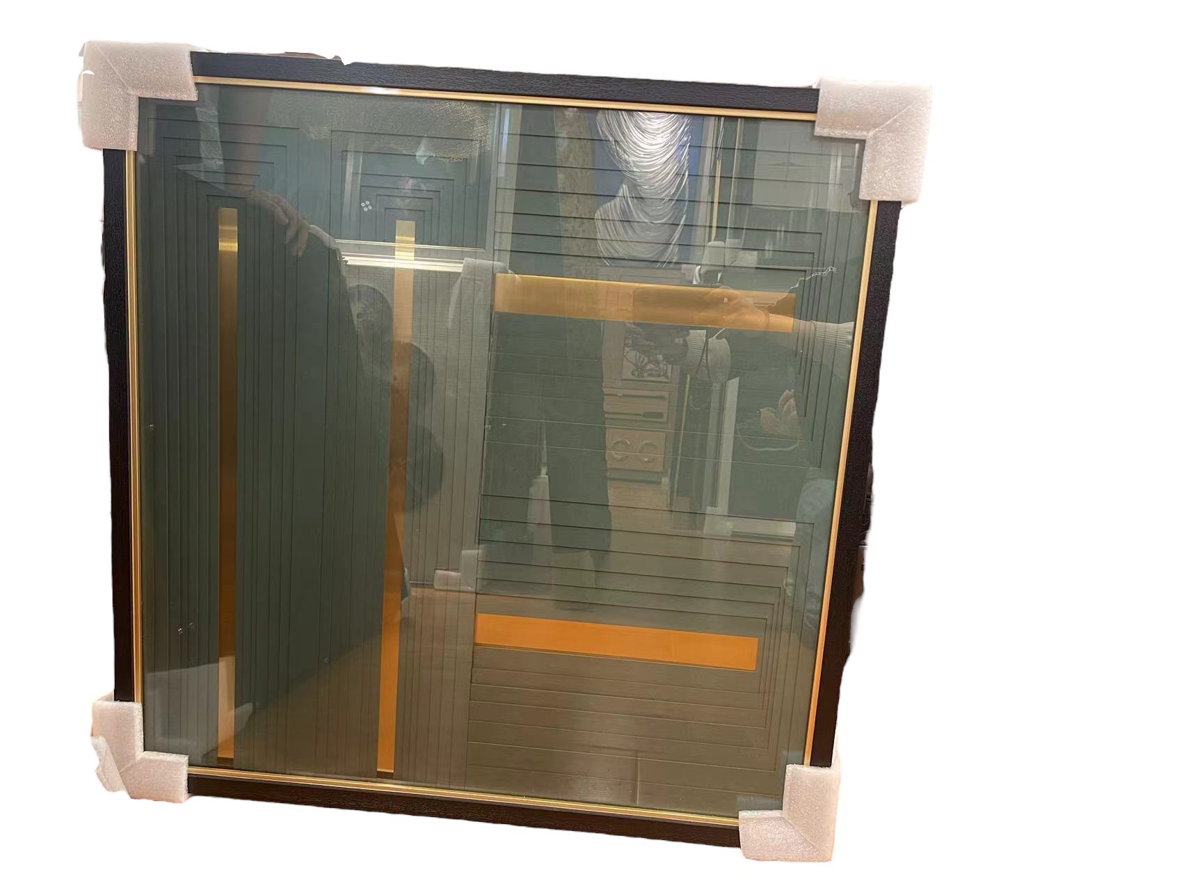 Dark Blue Modern Art Design 3D Canvas Print