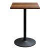 Complete Light Oak 700 x 700 Tabletop Round Poseur Base