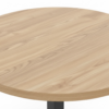 Complete Rustic Oak 600 x 600 Tabletop Round Poseur Set