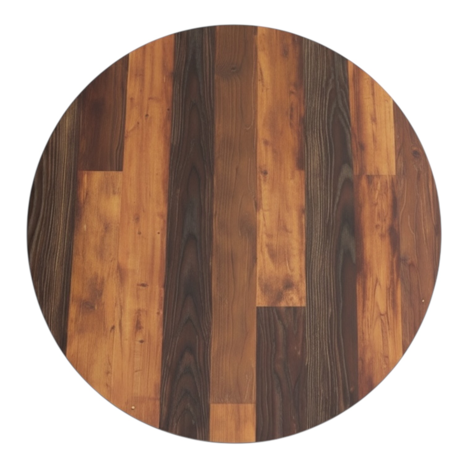 Rustic Oak Round 600 x 600 Tabletop