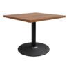 Complete Brown Oak 600 x 600 Tabletop Round Base