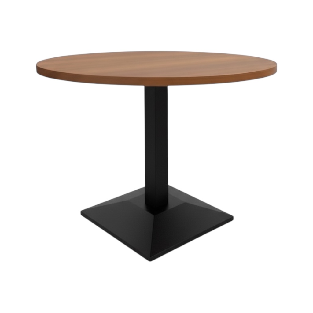 Complete Light Oak 600 x 600  Tabletop Round Triangle Base